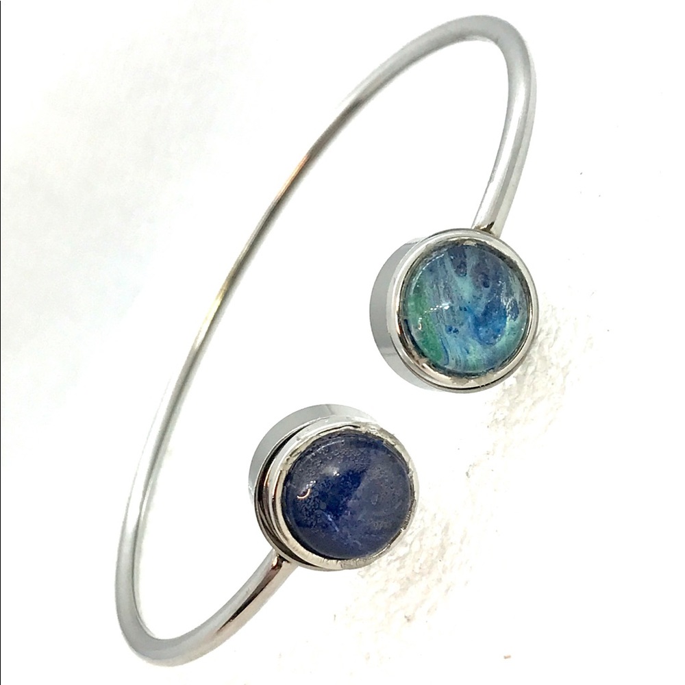 Mini snap bracelet bangle 2x Handmade 12mm snaps SB12